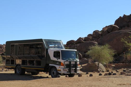 Drifters Adventours Safari Expeditionstruck in Namibia