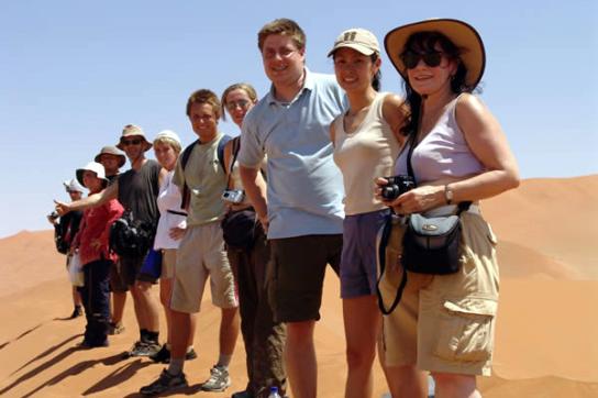 Gruppenreise für Alleinreisende nach Afrika: Walkingsafari Namib Wueste