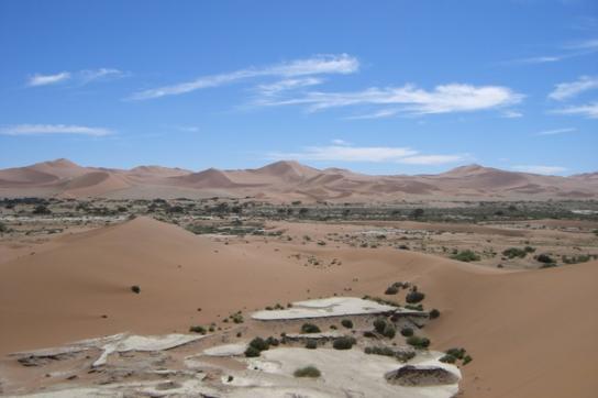 Blick über die Namib Wüste