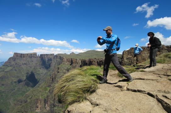 Höhepunkt der Südafrika Wanderreise: Wandertour in der Gruppe durch die Drakensberge