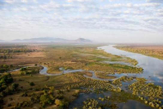 Landschaft in Liwonde / Malawi