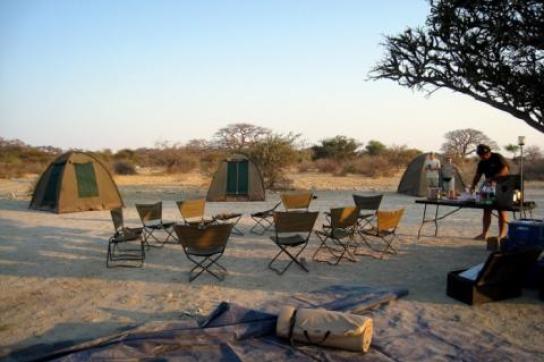 Zeltplatz in Simbabwe auf Safari mit Sunway Safaris