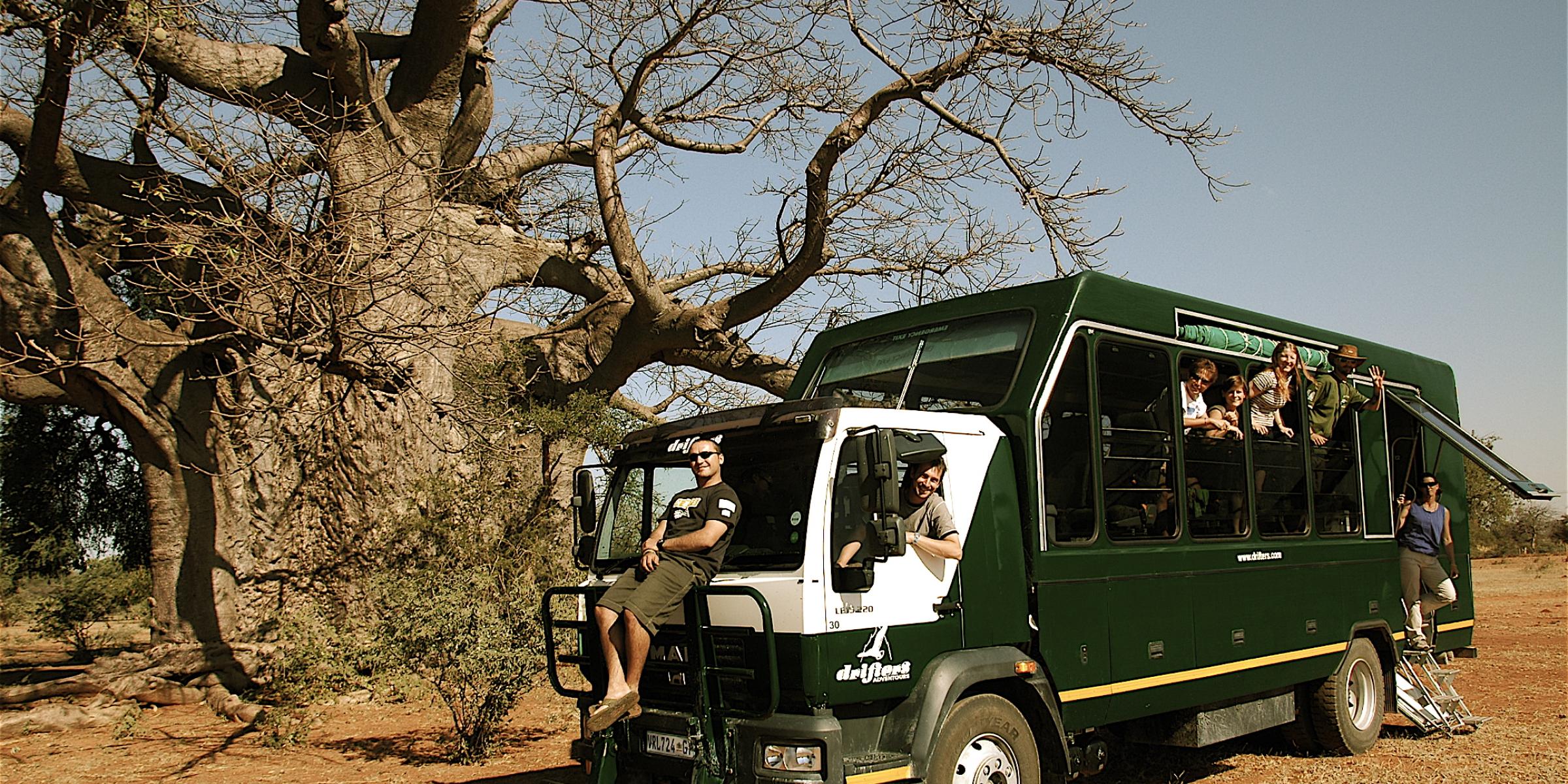 Reisen und Safaris mit Drifters Adventure Tours